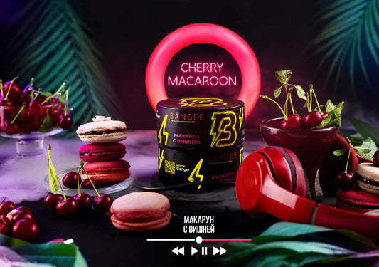 Cherry Macaroon by Banger Hookah Tobacco - almond macaroon and tart cherry flavor.