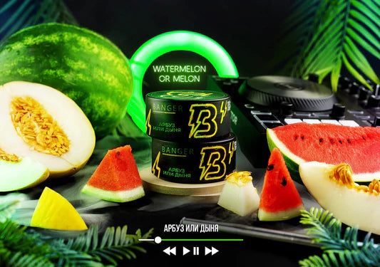 Watermelon or Melon by Banger Hookah Tobacco - refreshing summer blend of watermelon and melon.