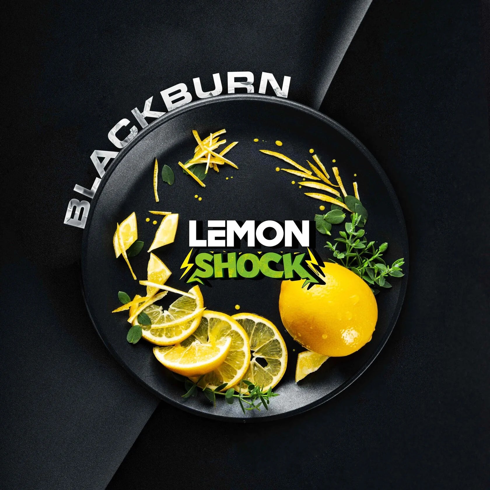 BlackBurn Lemon Shock Hookah Tobacco packaging