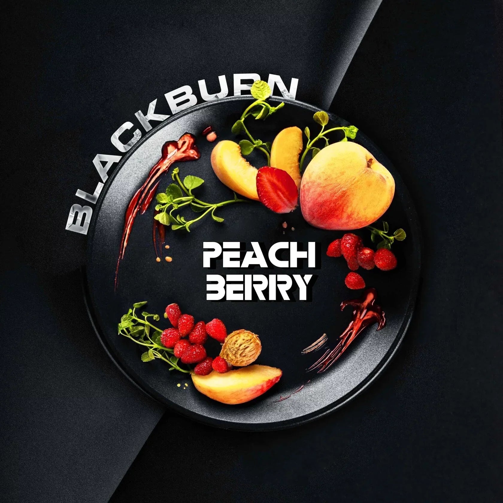 BlackBurn Peach Berry Hookah Tobacco packaging