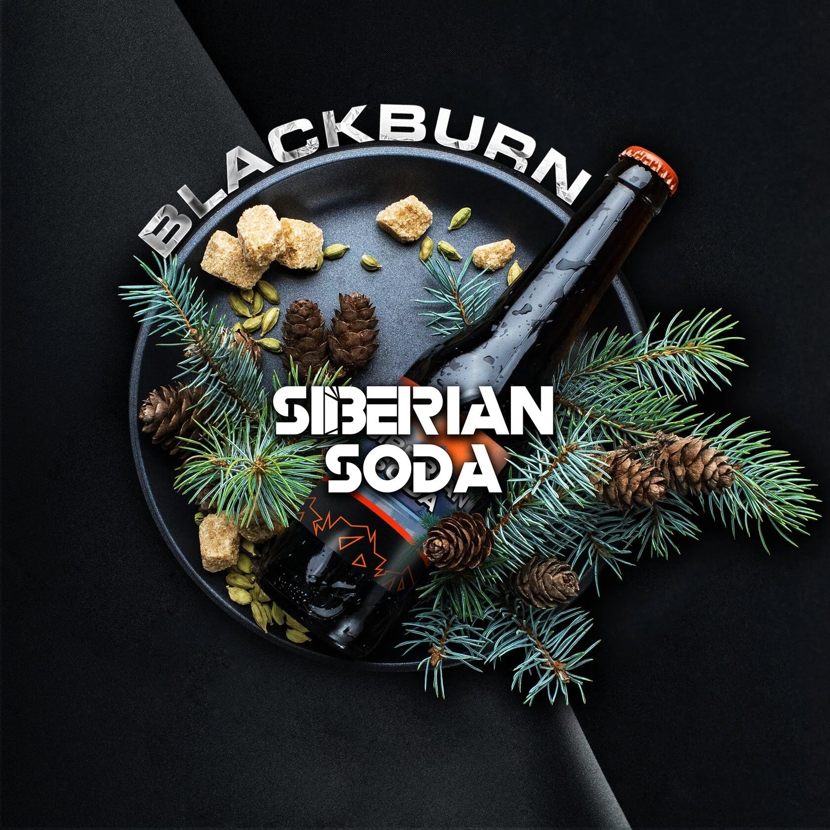 BlackBurn Siberian Soda Hookah Tobacco packaging