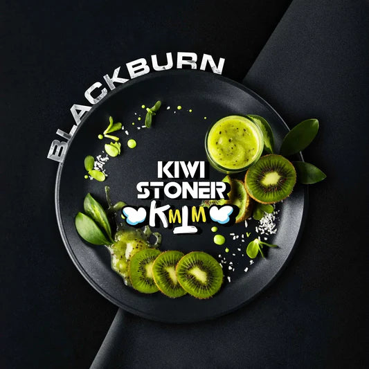 Kiwi Stoner by BlackBurn Hookah Tobacco - sweet kiwi flavor with a sour finish.