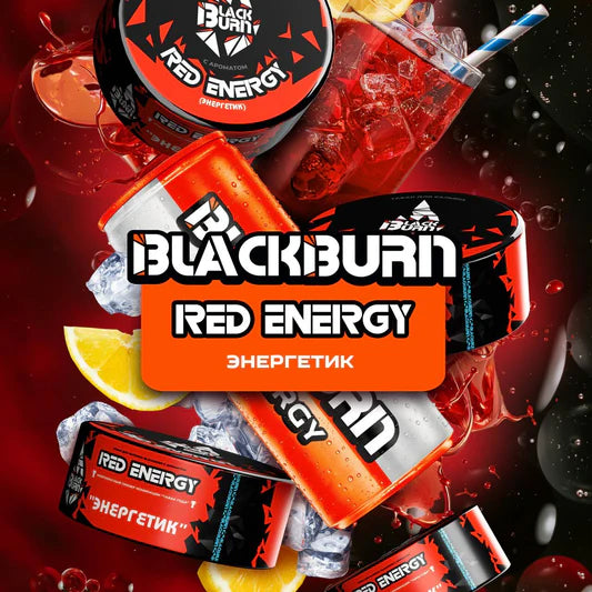 Red Energy by BlackBurn Hookah Tobacco - classic energy drink-inspired hookah flavor.