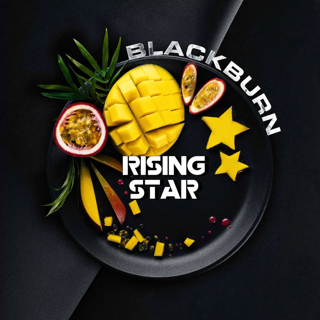 Rising Star by BlackBurn Hookah Tobacco - mango, passion fruit, and tropical cocktail flavor.