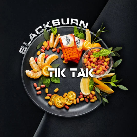 Tik Tak by BlackBurn Hookah Tobacco - juicy orange and zesty citrus flavor.