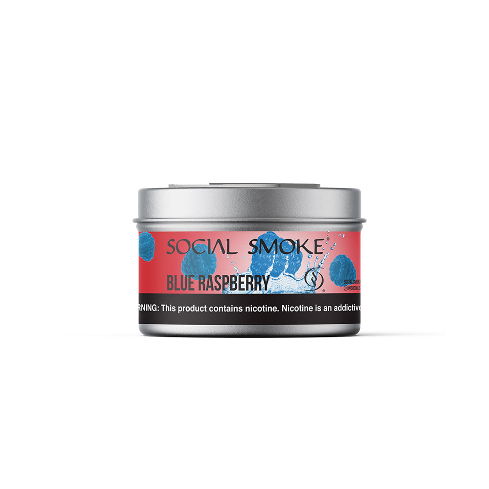 blue smoke tobacco Deluxe Cartridges (30-Pack) Social Smoke Blue Raspberry Hookah