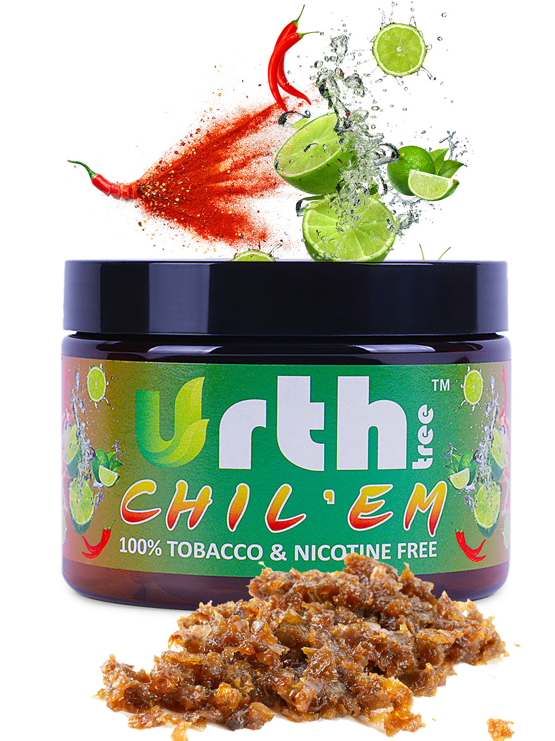Urth Tree Tobacco Free Nicotine Free Herbal Shisha - 250g
