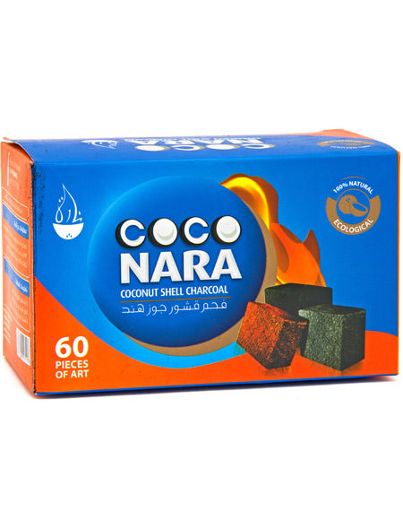 Coco Nara Natural Hookah Coals (60 FLAT Pieces)