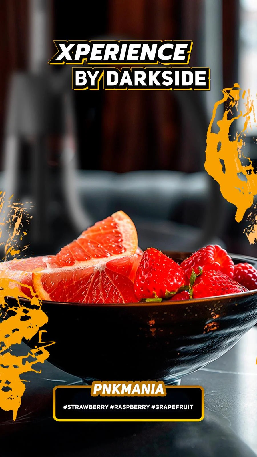 Darkside Xperience PNKMANIA Shisha - Pink Grapefruit Strawberry and Raspberry