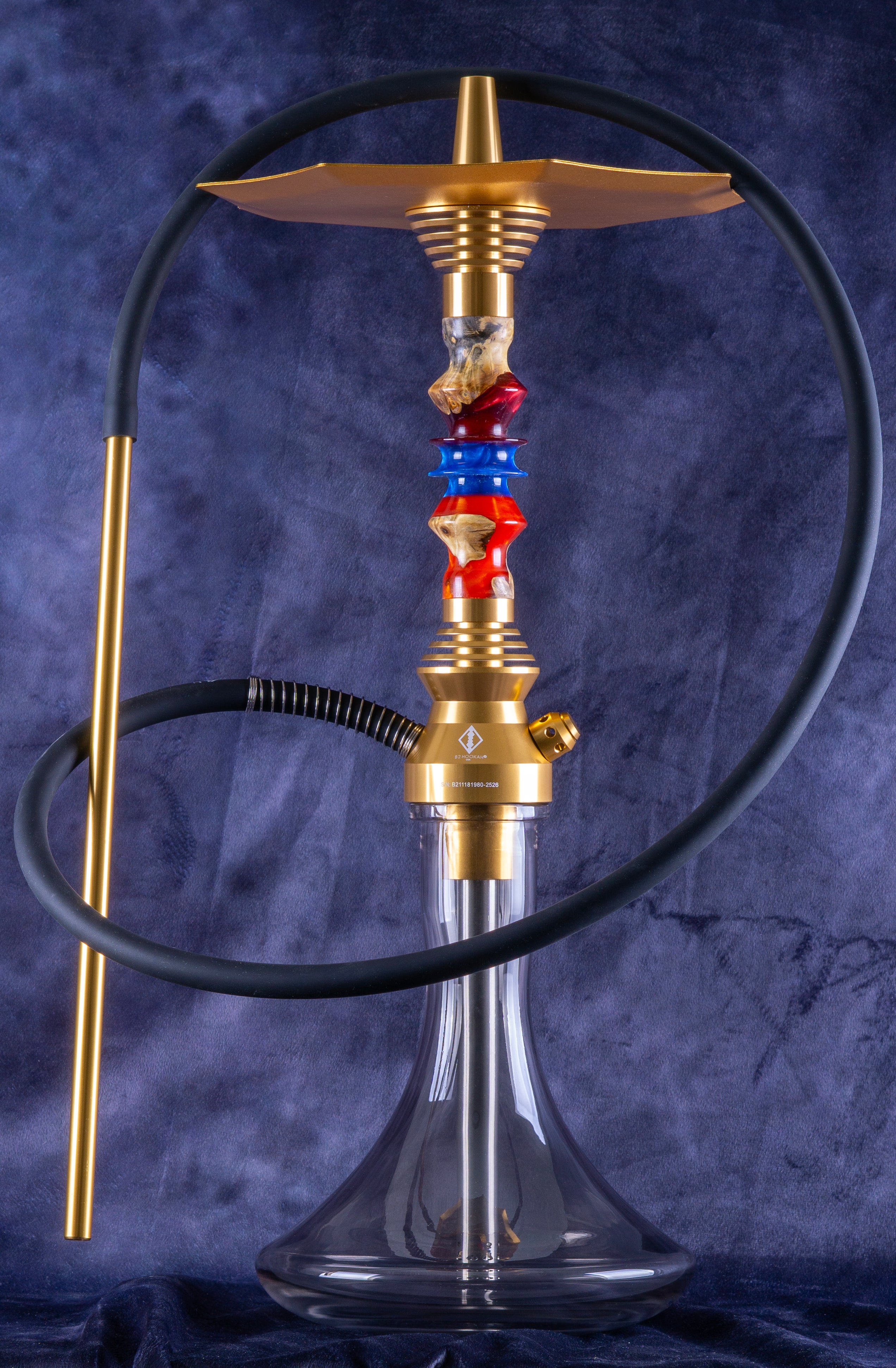 B2 Hookah V5 Delta Armenia Hookah | USA Made Precious Cut Luxury