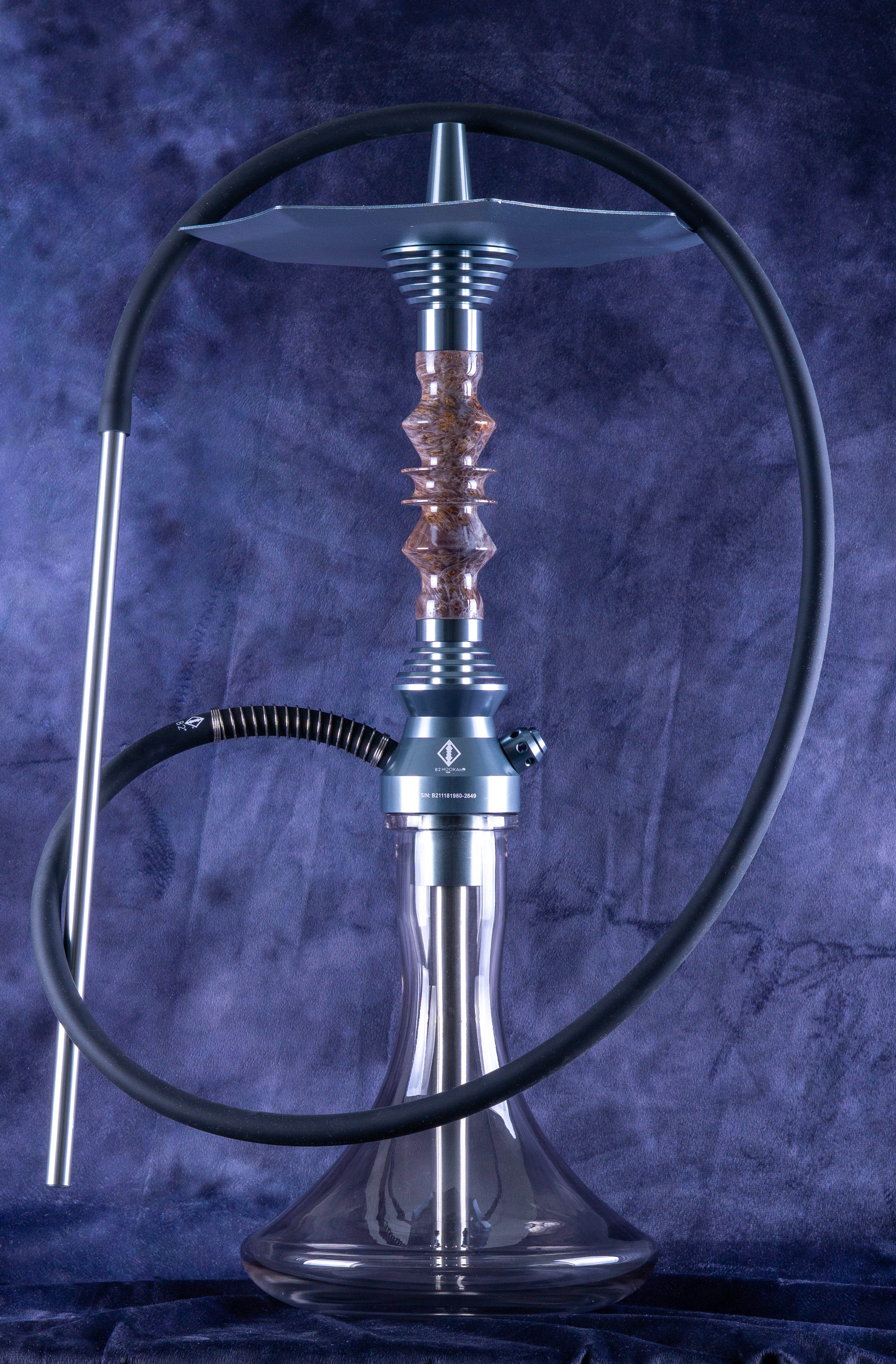 B2 Hookah v5 Delta Obsidian Hookah - Precious Cut Collection