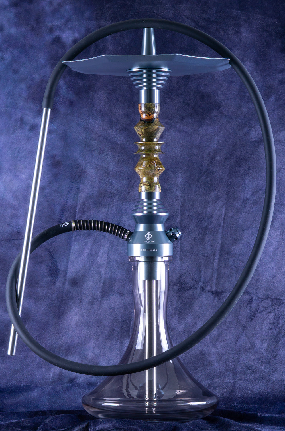 B2 Hookah v5 Delta Moss Hookah - Precious Cut Collection
