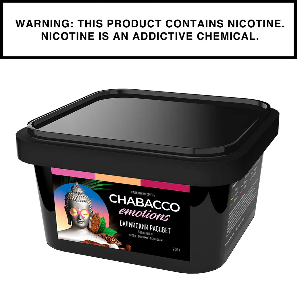 Chabacco tea-based shisha in premium packaging