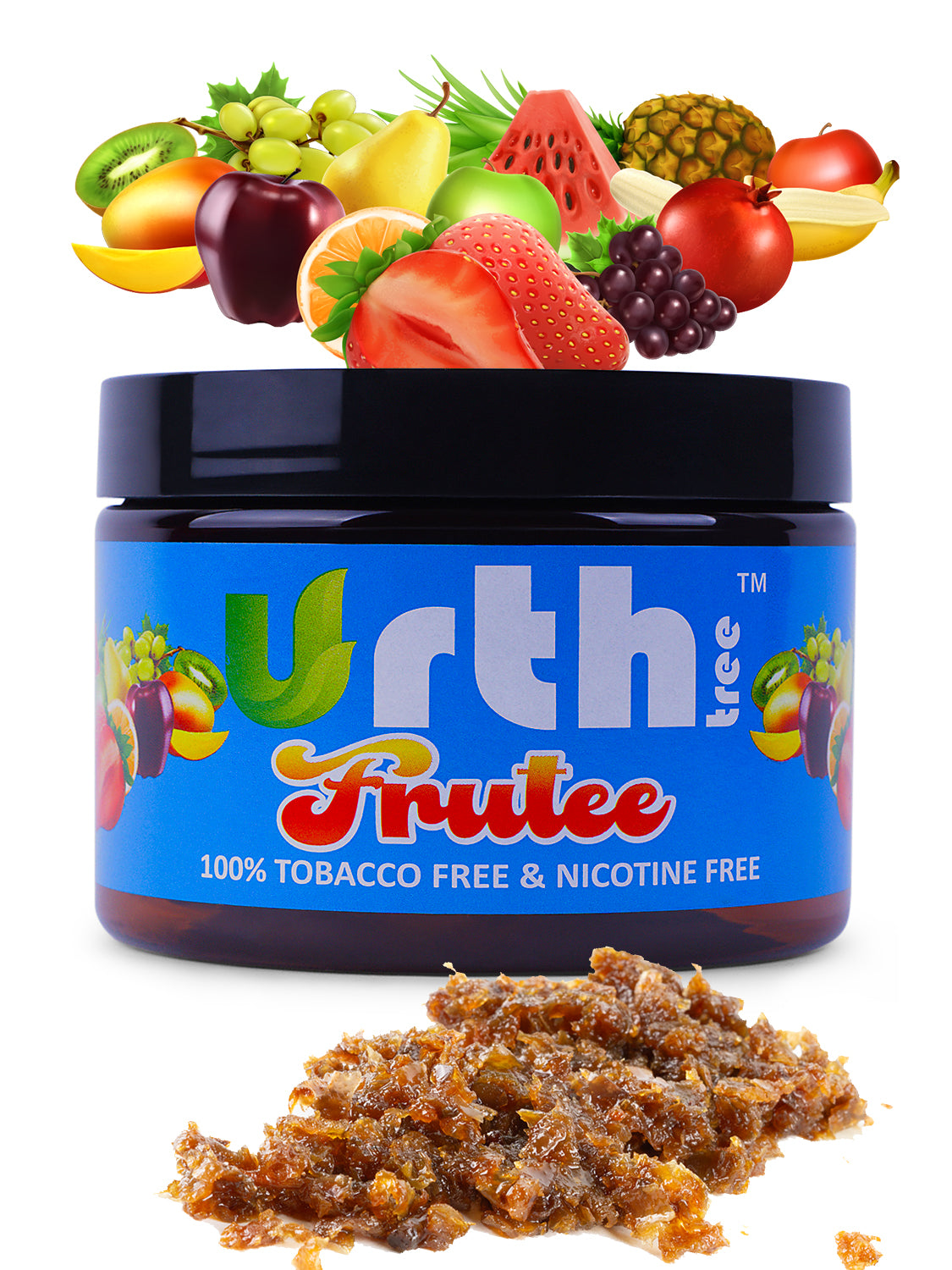 Urth Tree Tobacco Free Nicotine Free Herbal Shisha - 250g