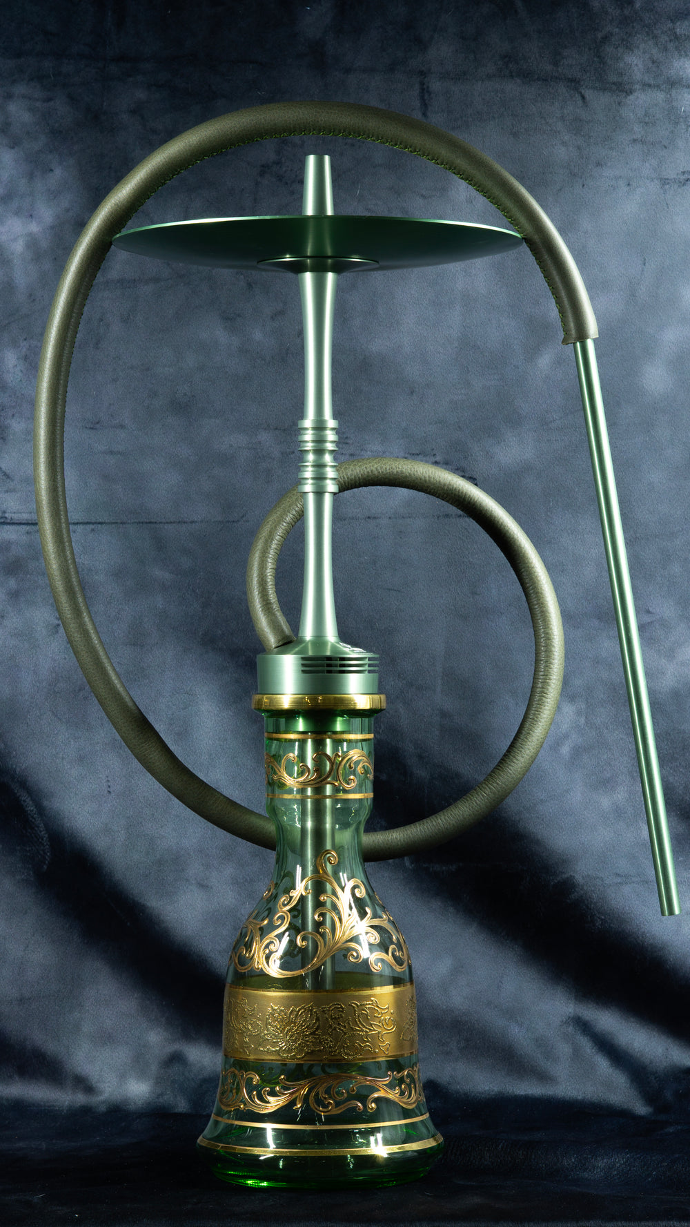 B2 Hookah F-22 Friends & Family Edition – Olive Green Modular Shisha Stem