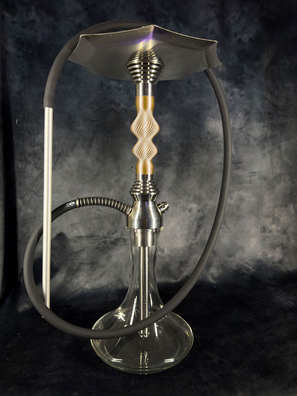 B2 Hookah SS 304 - Stainless Steel Helix Custom Colors Available