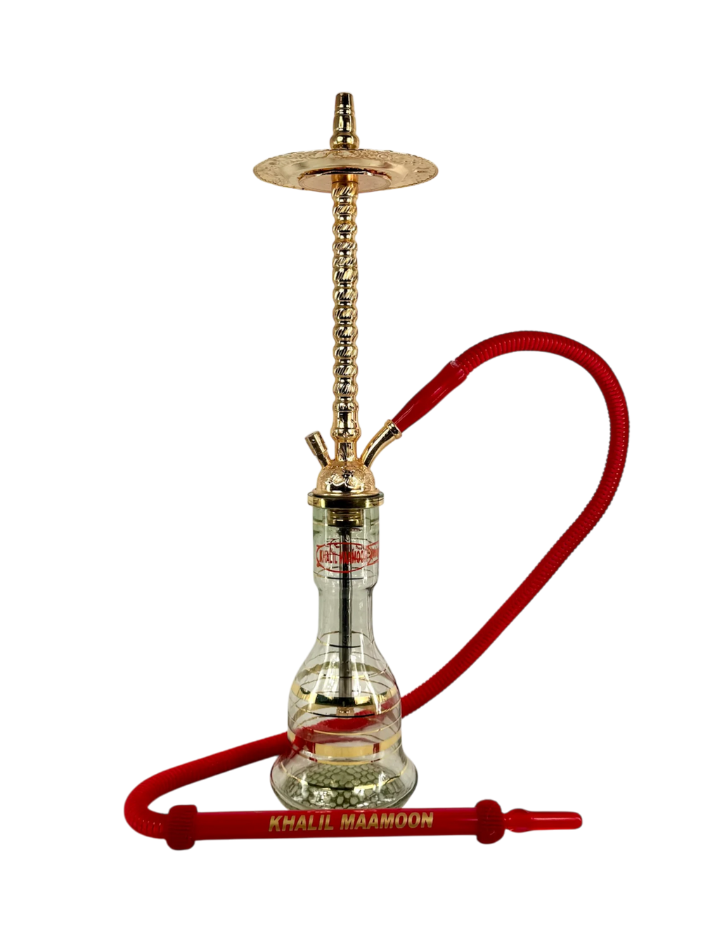 Khalil Mamoon Golden Spiral Tower Hookah