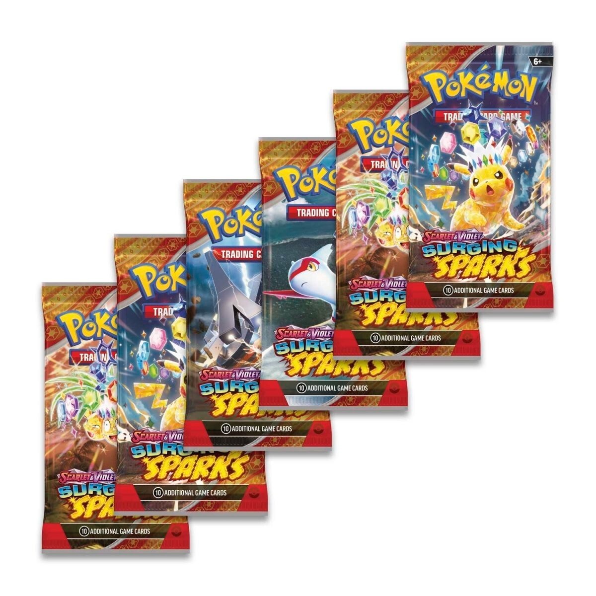 Pokemon Scarlet & Violet Surging Sparks Booster Pack (10 Cards)
