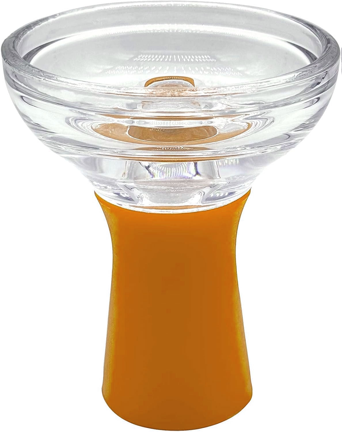 Shishaland SLW Glass Bowl Body Close-Up – Orange