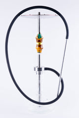 B2 Hookah SS Inox PCC Lake with Brass Insert
