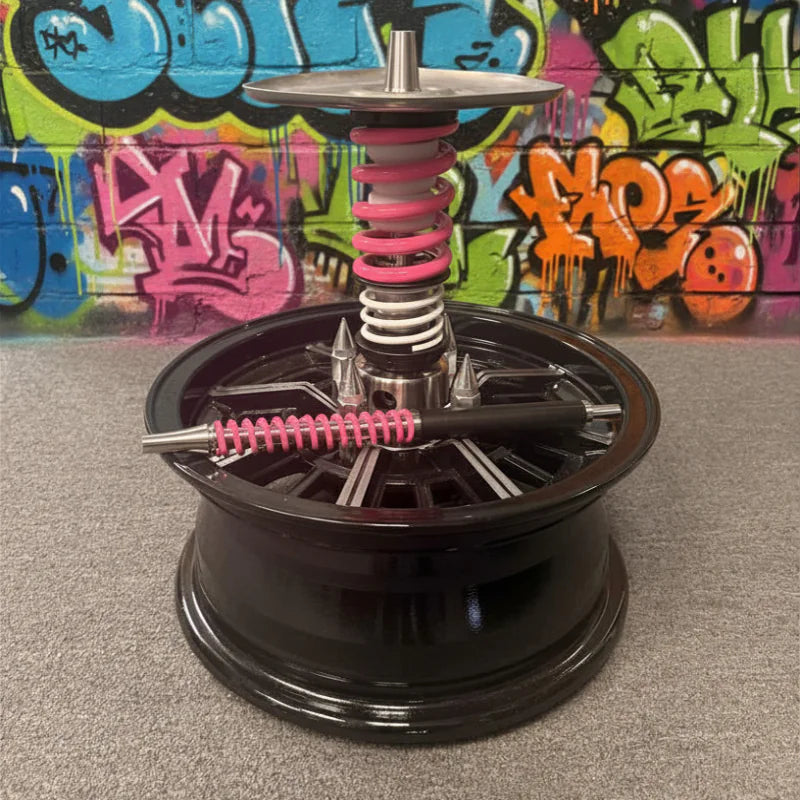 Shi Carver Wheel | Black-Pink