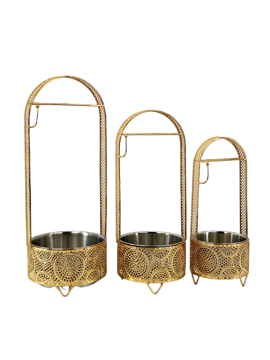 Standard Gold Charcoal Holder - 3 Sizes Available