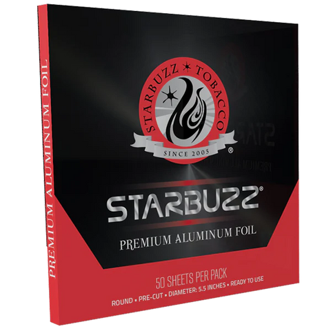 Starbuzz Premium Aluminum Foil - Non-Poked - 50 Sheets per Pack