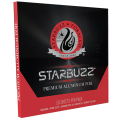 Starbuzz Premium Aluminum Foil - Non-Poked - 50 Sheets per Pack