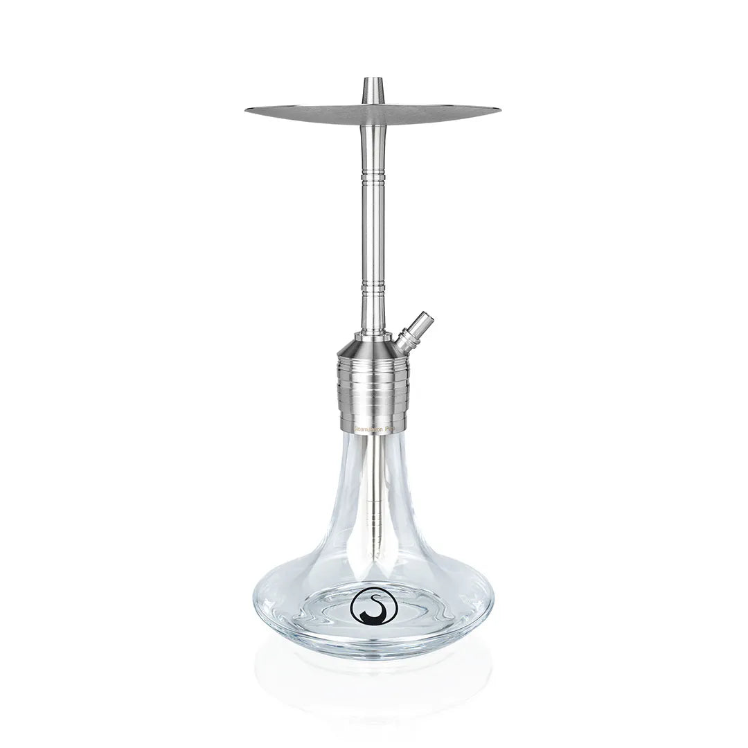 Pure One Hookah featuring the SteamClick 360° system for fast and secure assembly.