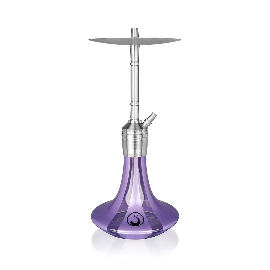 Steamulation Pure One Hookah with an elegant, modern design, perfect for home or lounge use.