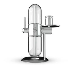 Stündenglass Gravity Infuser (Polished Silver) Hookah