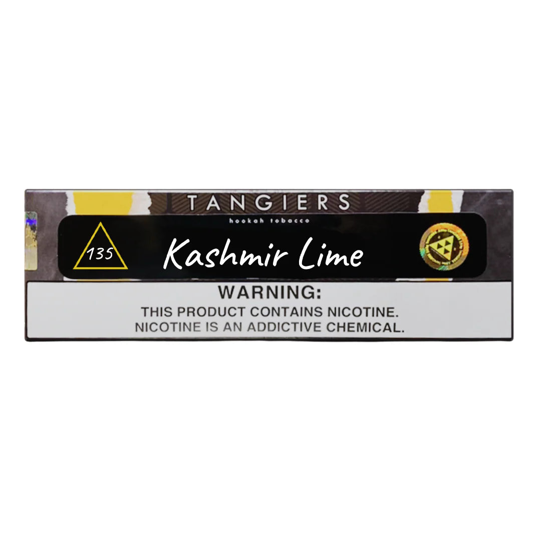 Tangiers Kashmir Lime #135 - Spiced Citrus Dark Leaf Shisha Tobacco