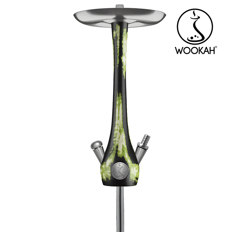 Wookah Ivy Hookah – A handcrafted wooden hookah with a premium Mastercut Terra crystal base