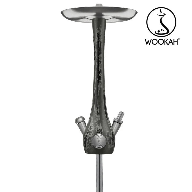 Wookah Tenbris Comet Hookah – Luxurious wooden hookah with a crystal base and stainless steel components.