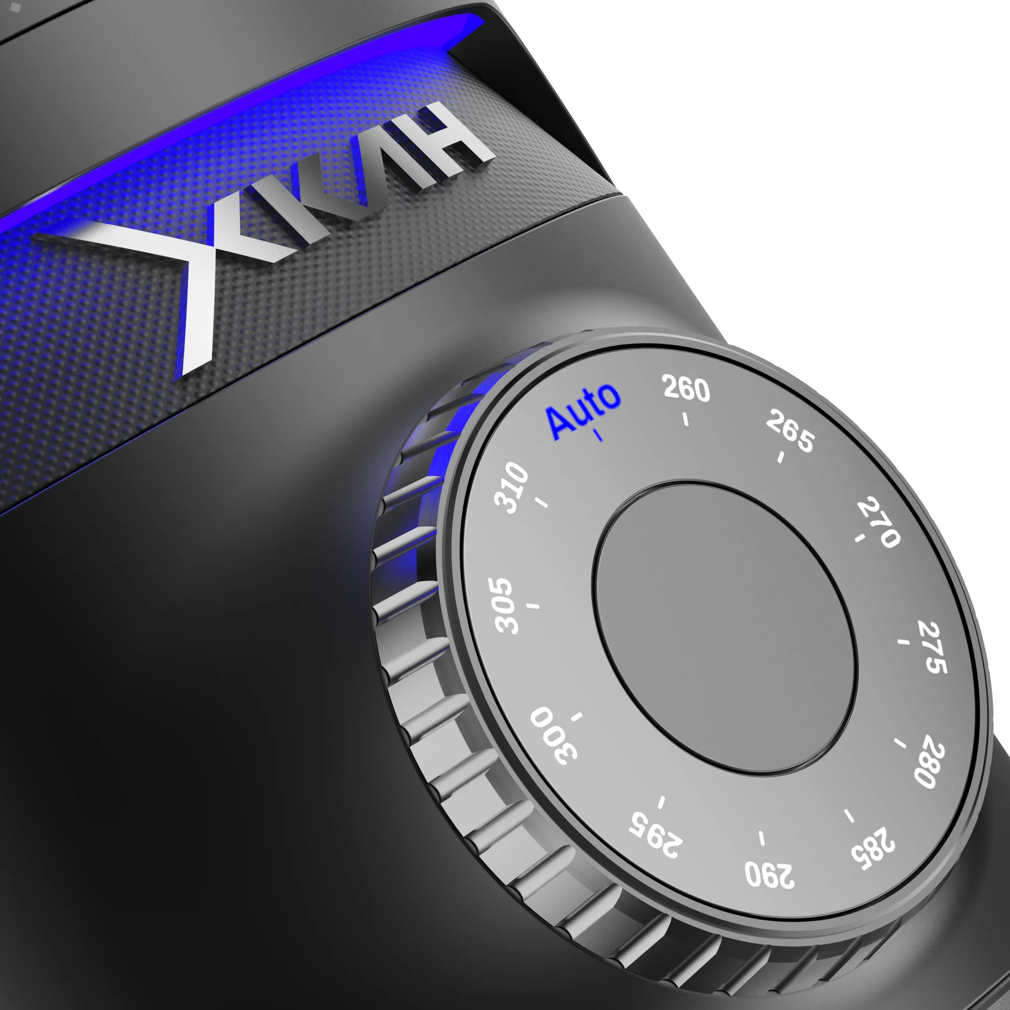 Adjustable Temperature Dial and LED Ambient Ring on the XKAH Lite Bowl
