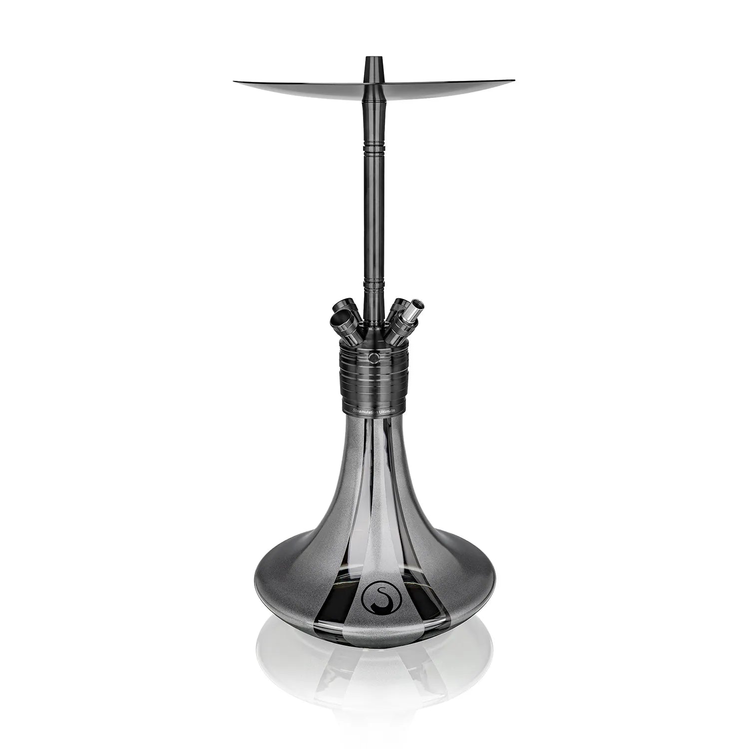 Steamulation Graphite Metaliic 4 Port Hose Hookah