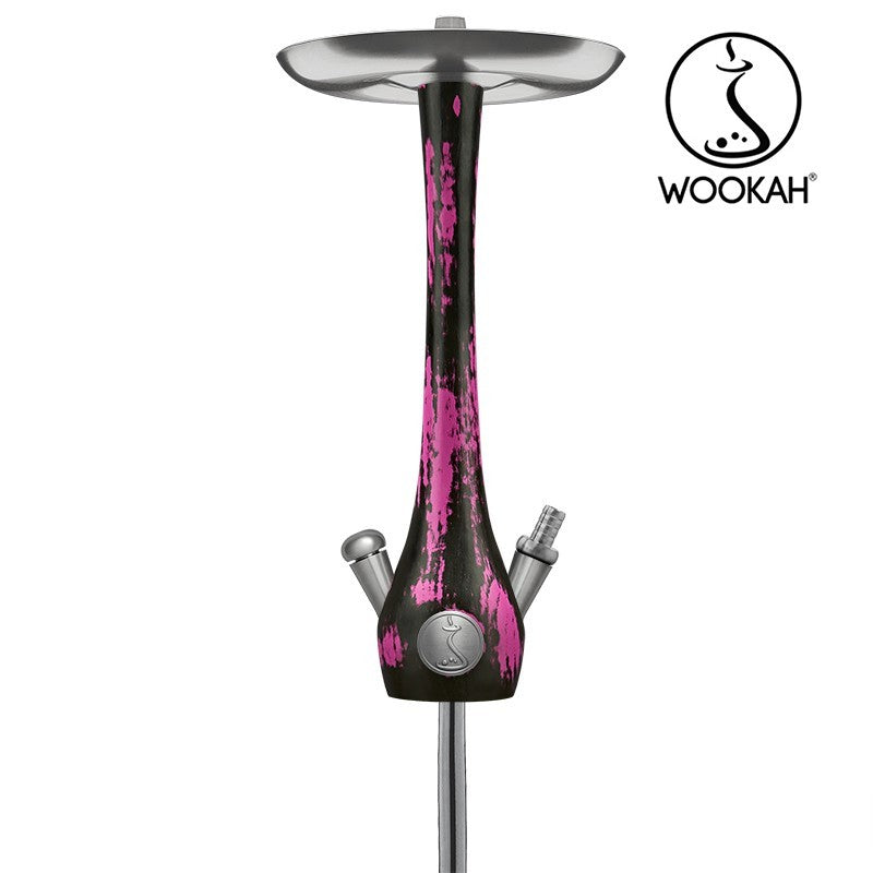 Wookah Black/Pink Hookah - wookah black pink hookah