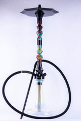 B2 Hookah Precious Cut Collection Double Mixed Colors & Burl