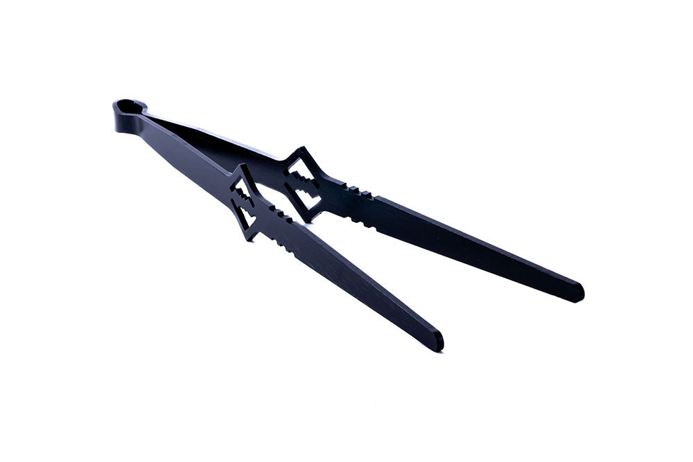B2 Hookah Tongs v5 - Aluminum Anodized Charcoal Tongs - Lightweight and Easy Grip