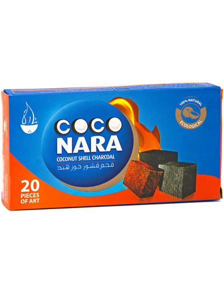 Coco Nara Natural Hookah Coals (60 FLAT Pieces)