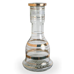 KM Egyptian Style Hookah Base - Clear Hookah Vase